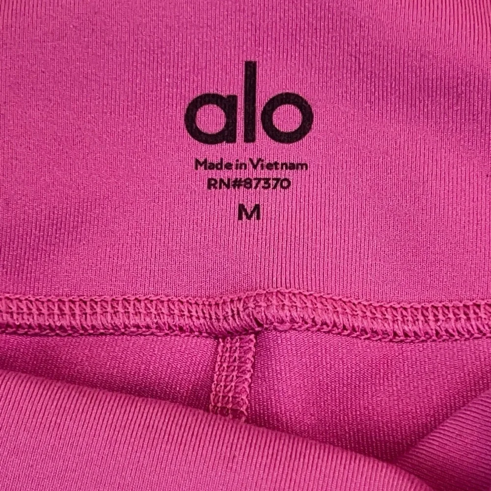 ALO Airbrush Yoga Sweet Pink High Waist Leggings Workout Gym Yoga Pants Size M